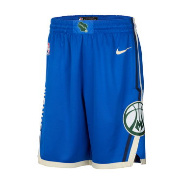 Shorts Nike Dri-FIT NBA Swingman Milwaukee Bucks City Edition 2024/25 Blå | FQ4413-480, 0