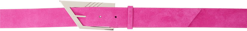 Bälten The Attico Attico Suede Belt Rosa | 231WKE10 L007