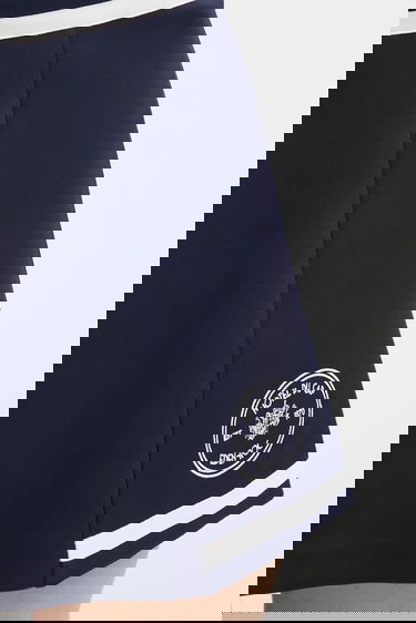 Kjol Sporty & Rich Sporty & Rich Eden Crest Embroidered Mila Pleated Mini Skirt Mörkblå | SK01160666BL107, 3