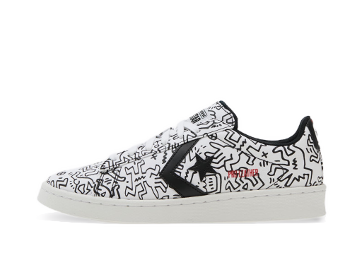 Skateboarding Converse Keith Haring x Pro Leather OX Vit | 171857C