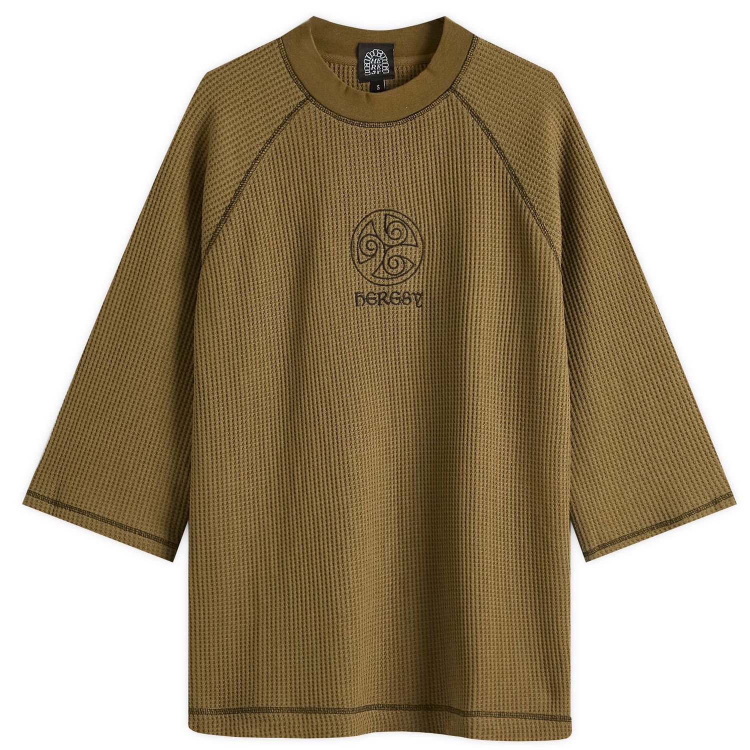 T-shirt Heresy Heresy Tri-Spiral T-Shirt Grön | HSS25-T04-ALE, 1