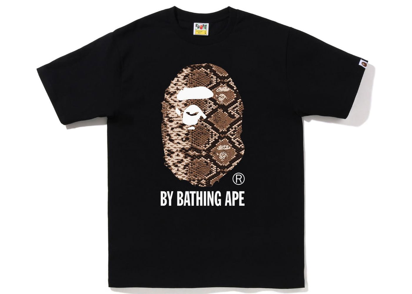 T-shirt BAPE Snake By Bathing Ape Tee Svart | 1I80-110-036, 0