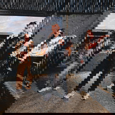 Jeans Footshop Playboy x FTSHP Denim Pants UNISEX Orche Beige | FTSHP_514, 6