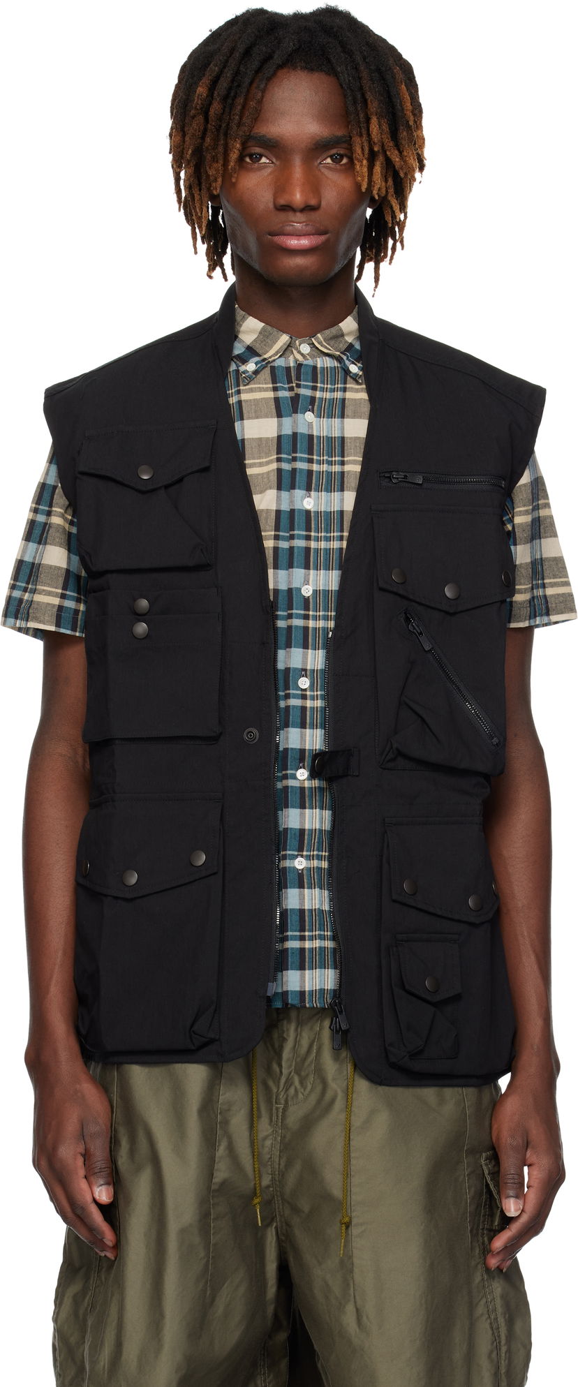 Väst Needles Needles Field Vest Svart | QV138