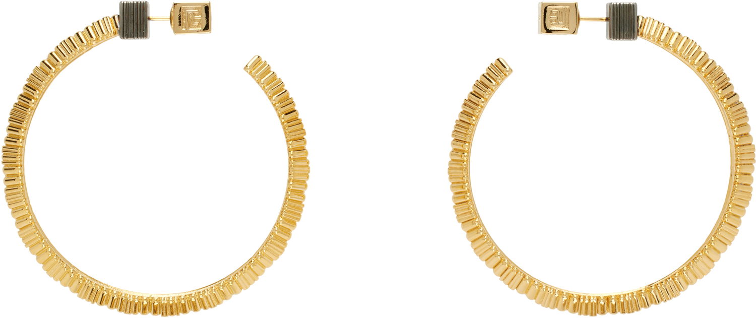Örhängen Balmain Balmain Perfume Hoop Earrings Gul | EN0XK486MBEL, 0