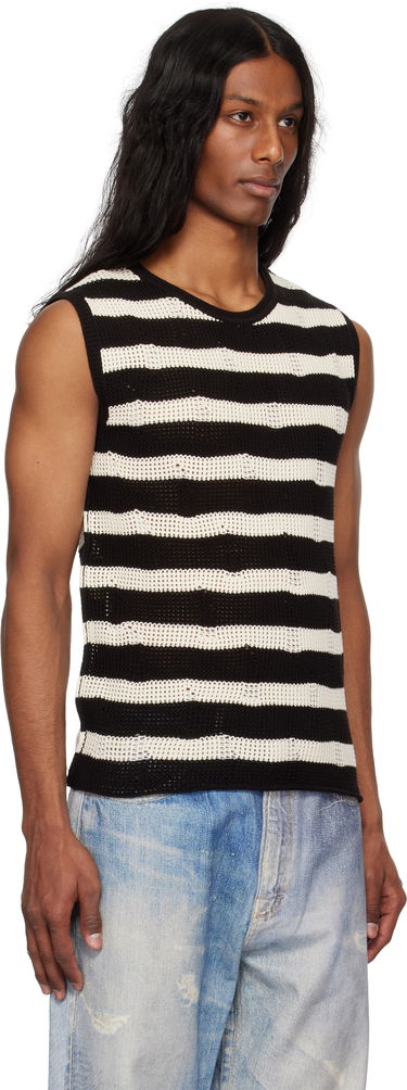 Linne Andersson Bell Andersson Bell Net Damaged Sleeveless Tank Top Svart | atb1328m, 4