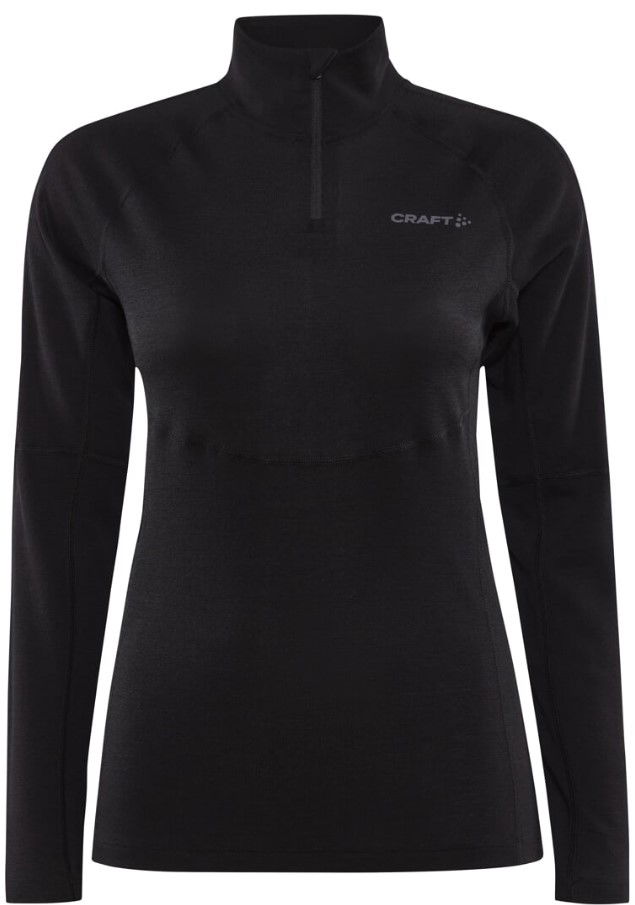 T-shirt Craft ADV Wool Merino HZ Long Sleeve T-Shirt Svart | 1914107-999000