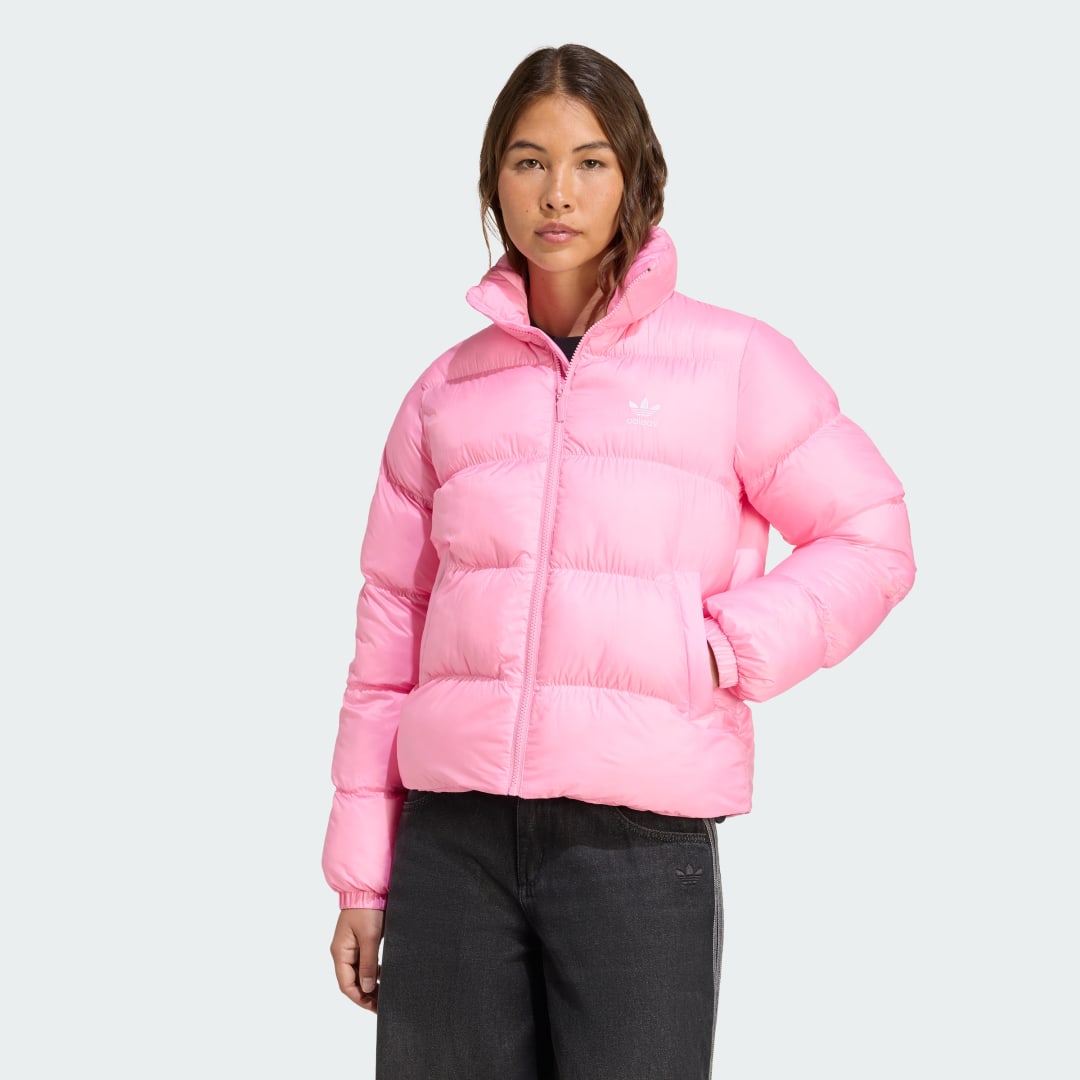 Pufferjacka adidas Performance Adicolor Short Puffer Jacket Rosa | JX2946, 0