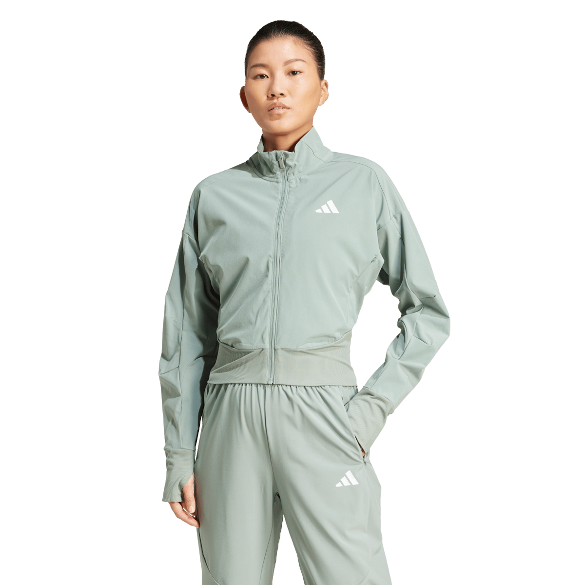 Träningsoverall adidas Originals Designed 4 Training Full Zip Tracksuit Jacket and Pants Grön | JD5800, 0