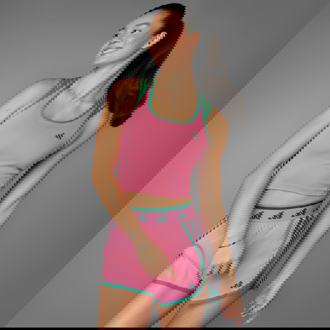 Shorts adidas Performance Hyperglam Color Pop Tank Top Rosa | JE8810, 0