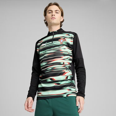 Sweater Puma Portugal Pre-Match Quarter-Zip Top Flerfärgad | 779545_18, 0