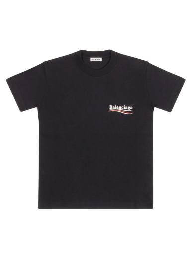 T-shirt Balenciaga Political Campagin Small Fit T-Shirt Svart | 612964TIV521070