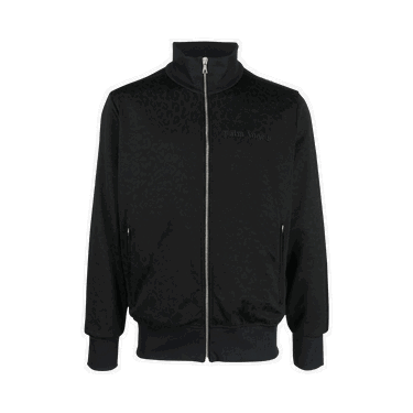 Sweatshirt Palm Angels Tuxedo Leopard Track Jacket Svart | PMBD001F22FAB0091001, 0