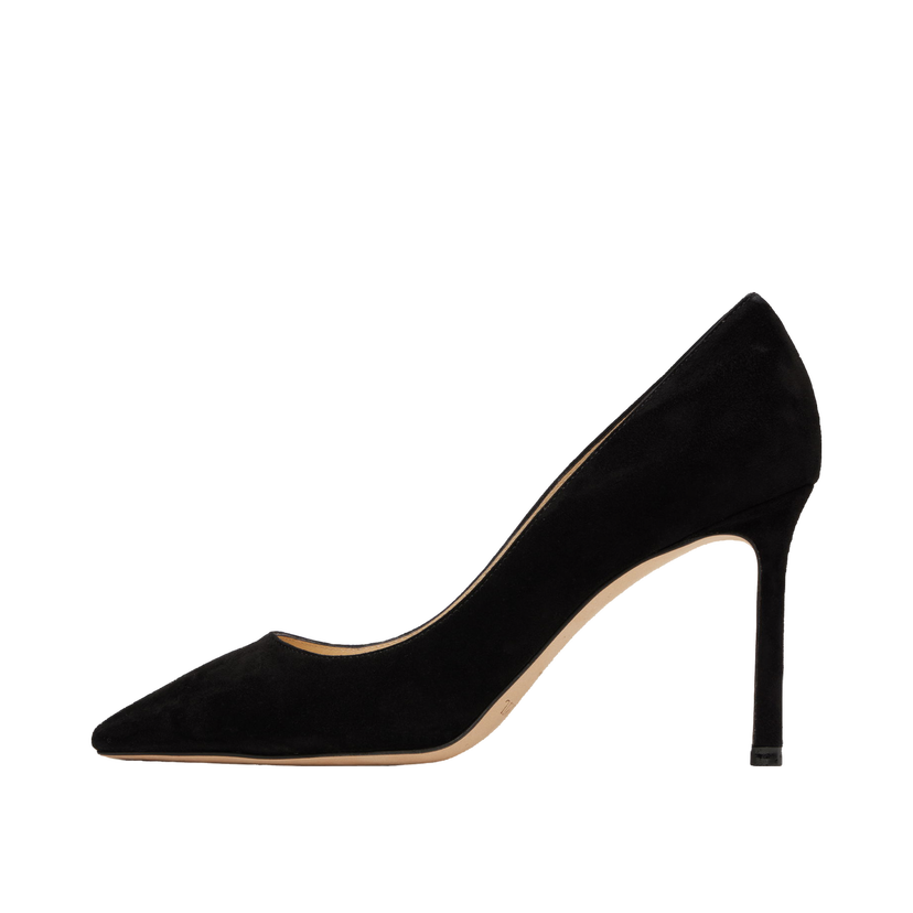 Sneakers och skor Jimmy Choo Jimmy Choo Romy 85 Suede Heels Svart | ROMY 85 SUEDE