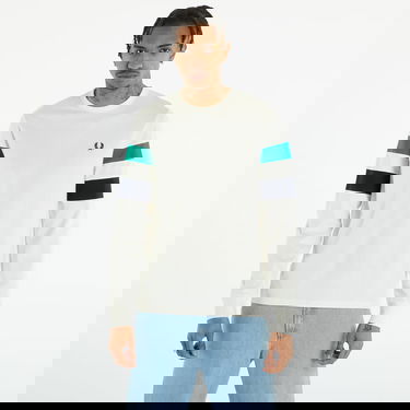 T-shirt Fred Perry Panelled Sleeve T-Shirt Vit | M5685 560, 0