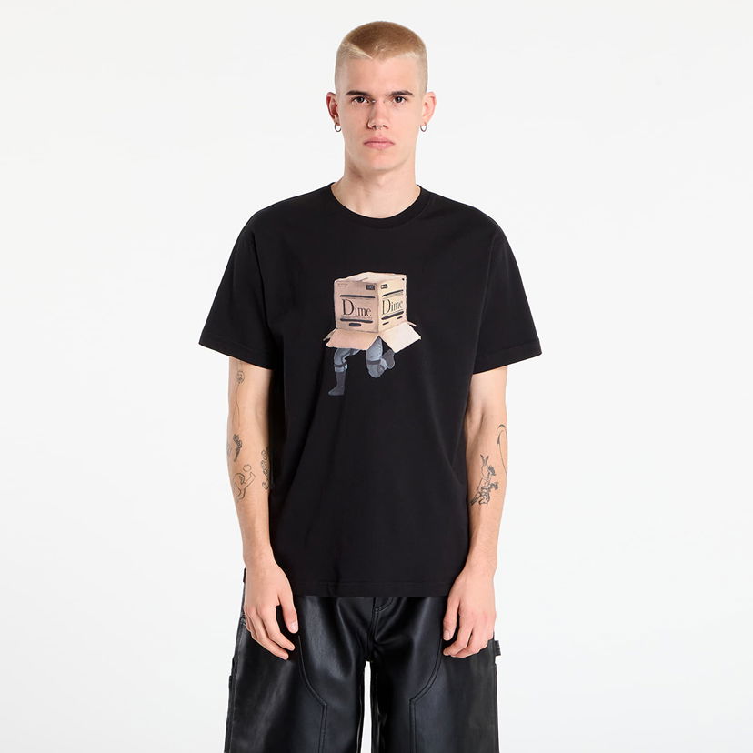 T-shirt Dime DIME Solid T-Shirt Svart | DIMESU2551BLK