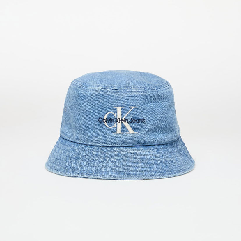 Hatt CALVIN KLEIN Calvin Klein Jeans Mono Logo Denim Bucket Hat Blå | LV04G5021G VHJ