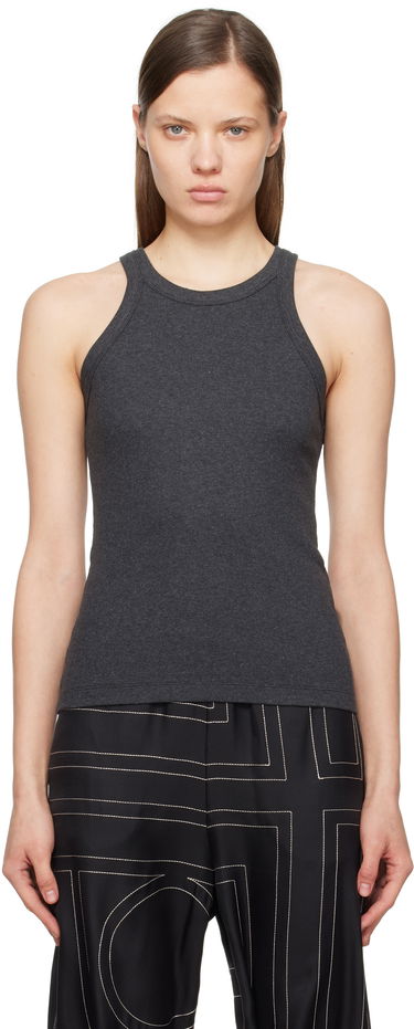 Linne TOTEME TOTEME Curved Rib Tank Top Grå | 243-WRT1129-FB0246, 0