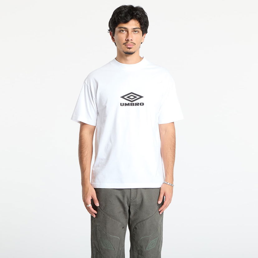 T-shirt Umbro Basic Crew Neck Short-Sleeve T-Shirt Vit | UBMW0408JY125 WTH0001
