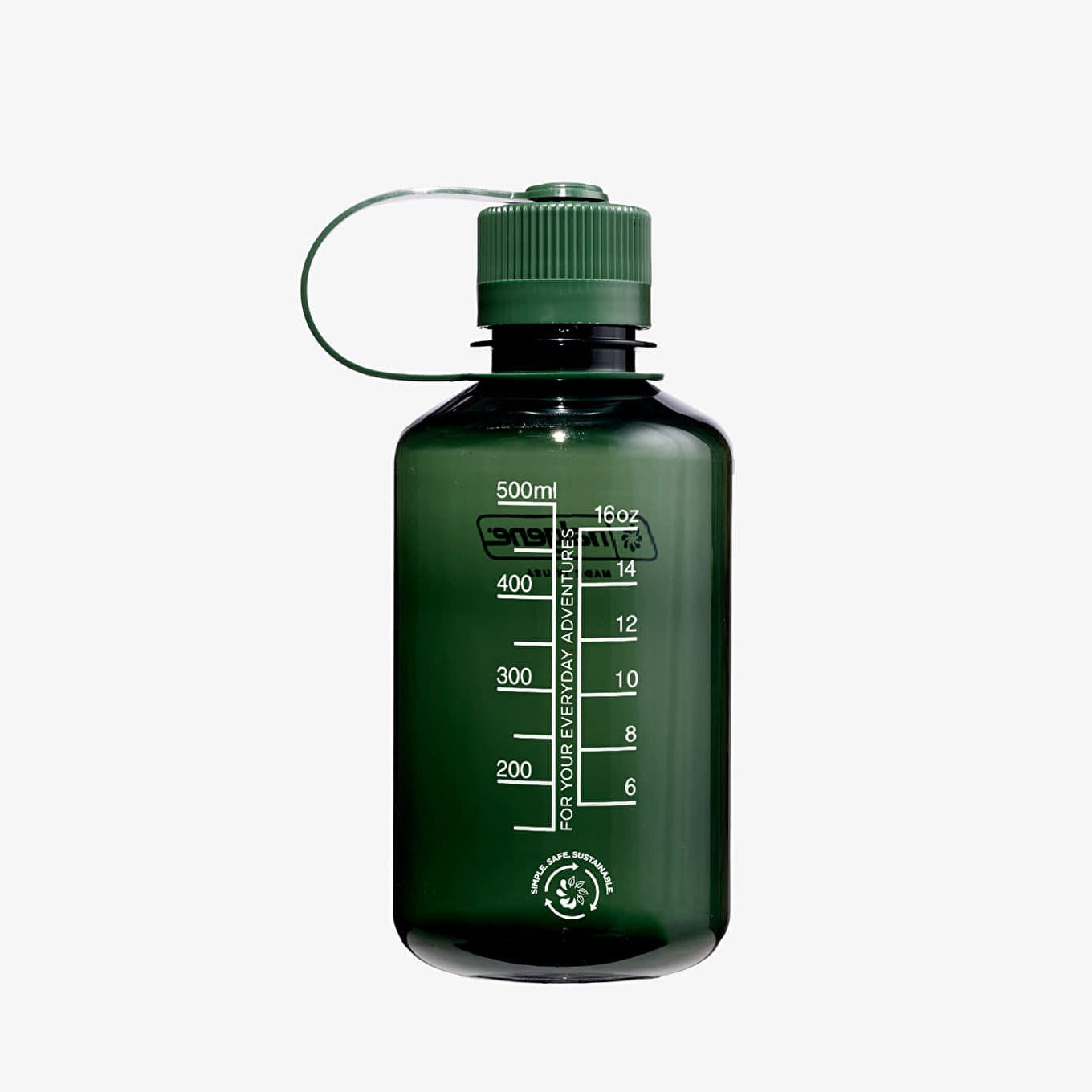 Dricksflaska Nalgene 500ml Narrow Mouth Sustain Water Bottle Grön | 2021-0716, 1