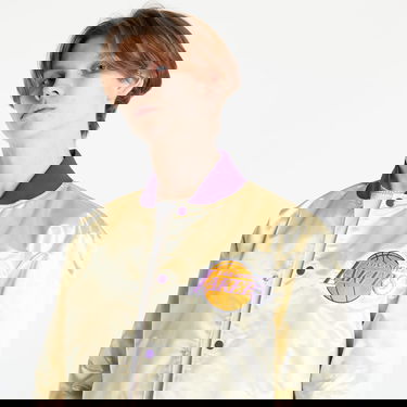 Bomberjacka Mitchell & Ness Fashion LW Satin Jacket Beige | OJBF3423-LALYYPPPLTGD, 4