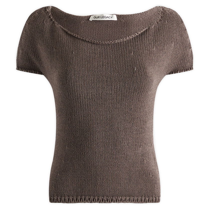 Sweater OUR LEGACY Our Legacy Women's Knitted Tank Top Brun | W2253SW