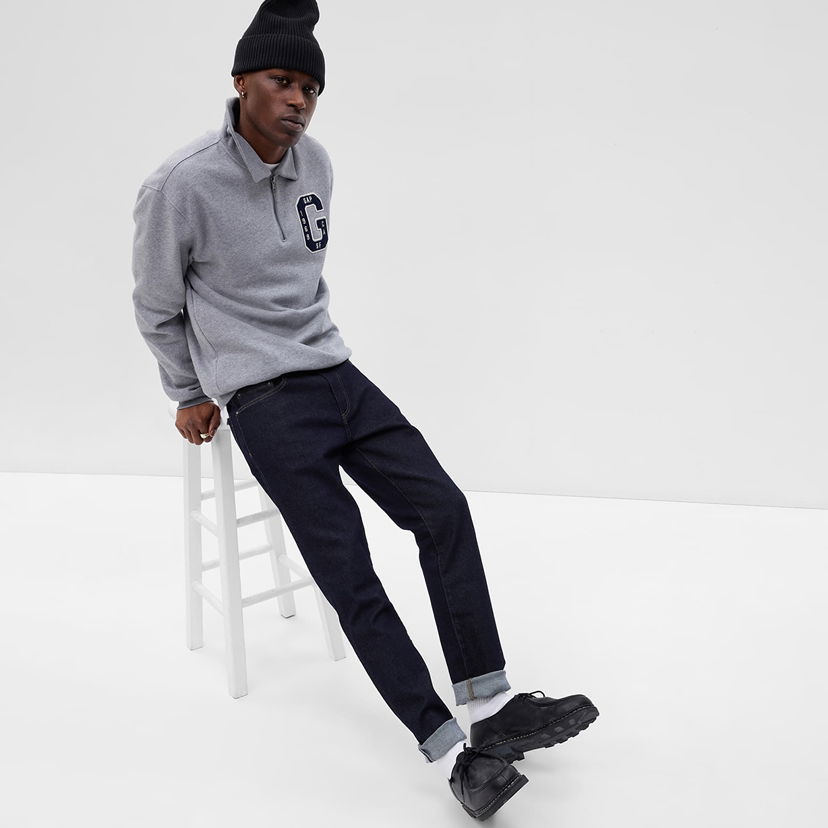 Jeans GAP Denim Pants Skinny Resin Rinse 063 Svart | 819578-00