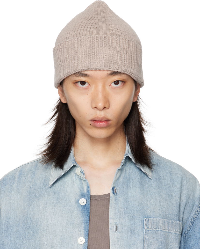 Mössa OUR LEGACY Our Legacy Knit Beanie Beige | A4258KW