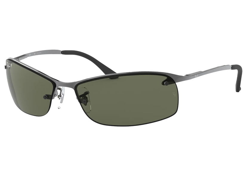 Solglasögon Ray-Ban RB3183 Rectangular Sunglasses Grå | RB3183