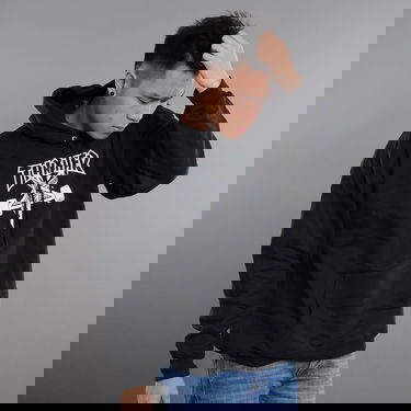 Sweatshirt Thrasher Skategoat Hoody Svart | 017842, 0