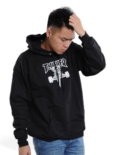 Sweatshirt Thrasher Skategoat Hoody Svart | 017842