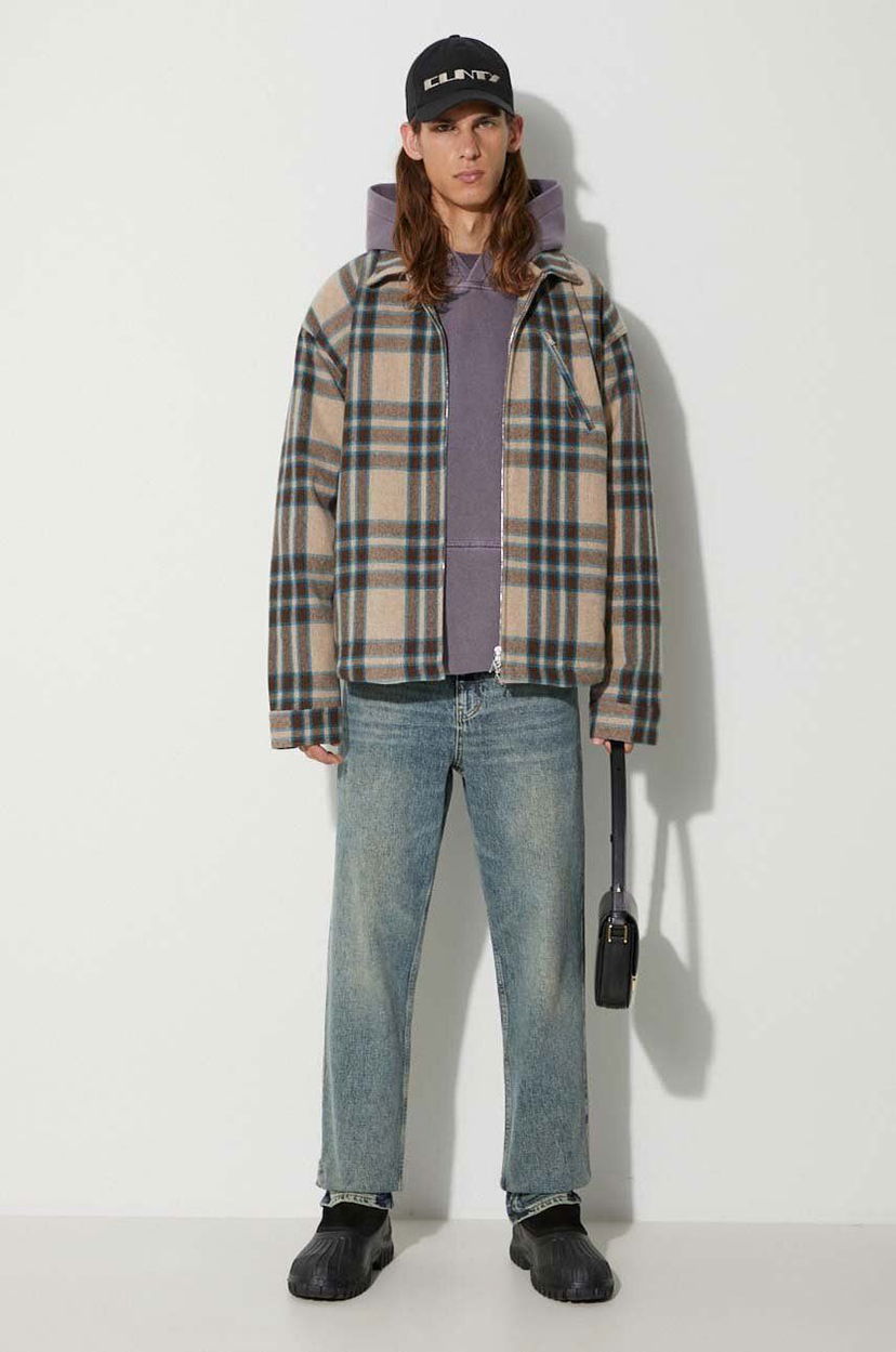 Bomberjacka Represent Clo Heavy Zip Shirt Jacket Brun | MO2001.73