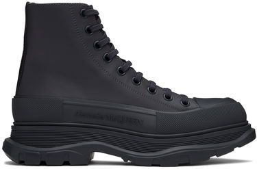 Sneakers och skor Alexander McQueen Tread Slick High Sneakers Svart | 705661WHZ62, 0