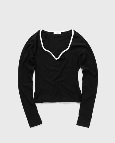 T-shirt envii ENCROW LS DEEP TEE Svart | E23500075-BLACK, 0