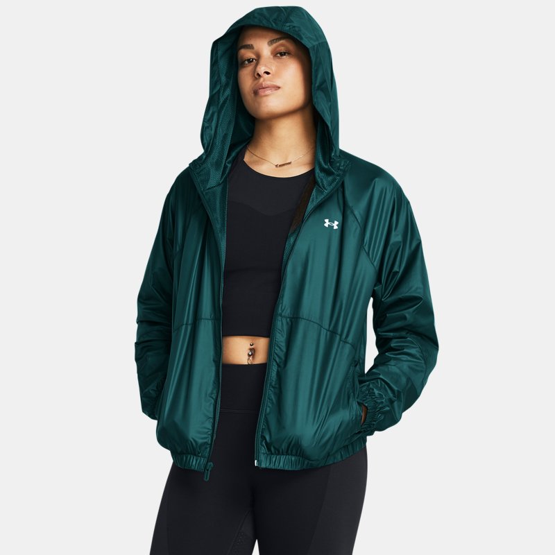 Vindjacka Under Armour Hooded Jacket Grön | 1382698-449