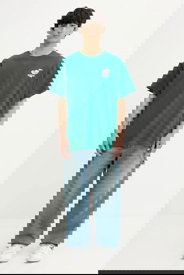 T-shirt adidas Originals adidas Originals Florals Logo Graphic T-Shirt Grön | KE6588, 4