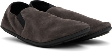 Sneakers och skor The Row Vincit Suede Slippers Grå | F2070-L40, 3