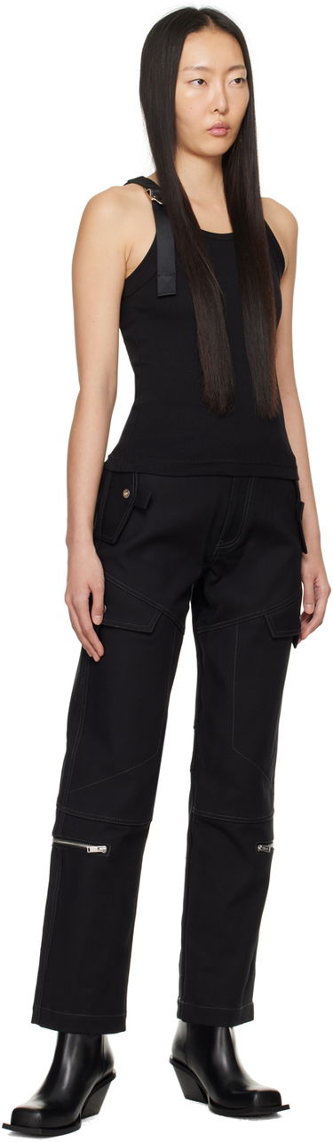Linne Dion Lee Dion Lee Safety Slider Tank Top Svart | C3086PS24, 3