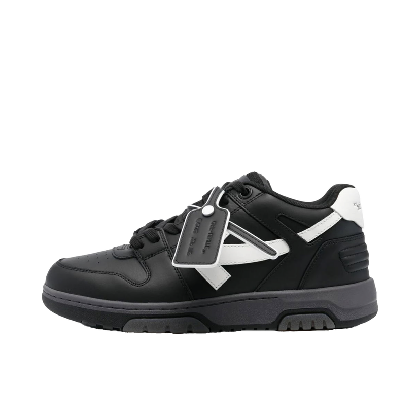 Sneakers och skor Off-White Out Of Office Calf Leather "Black White" Svart | OMIA189C99-LEA006-1001