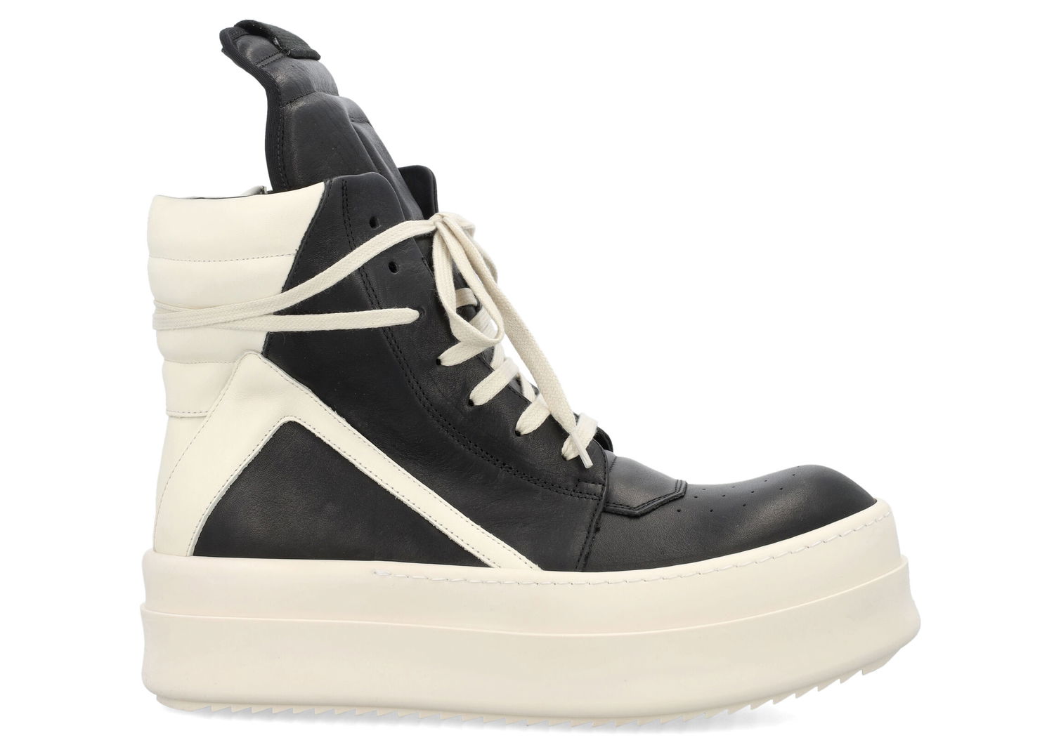 Sneakers och skor Rick Owens Mega Bumper Geobasket "Black Milk" Svart | RR02C7868-911, 0