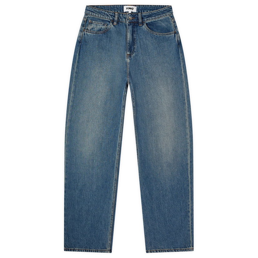 Jeans YMC Silver Washed Jeans Blå | Q4WMG-40