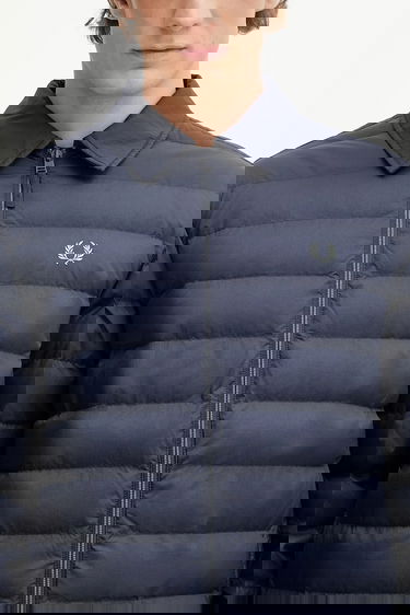 Pufferjacka Fred Perry Fred Perry J1301 Puffer Jacket Mörkblå | J1301, 3