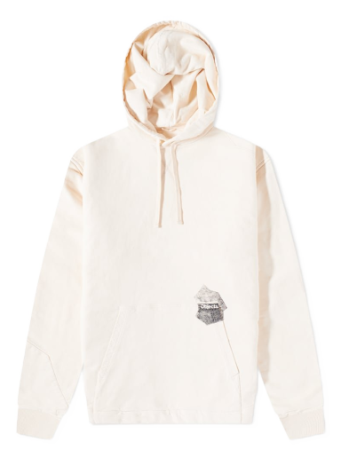 Sweatshirt Objects IV Life Moleskin Popover Hoodie Beige | OBJ-001-104-07-0422