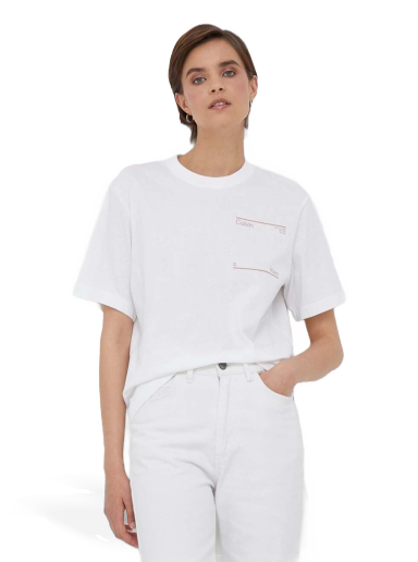 T-shirt CALVIN KLEIN Boyfriend Tee Vit | K20K205723