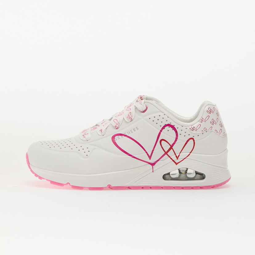 Sneakers och skor Skechers Uno - Twin Hearts Vit | 177924 WRPK