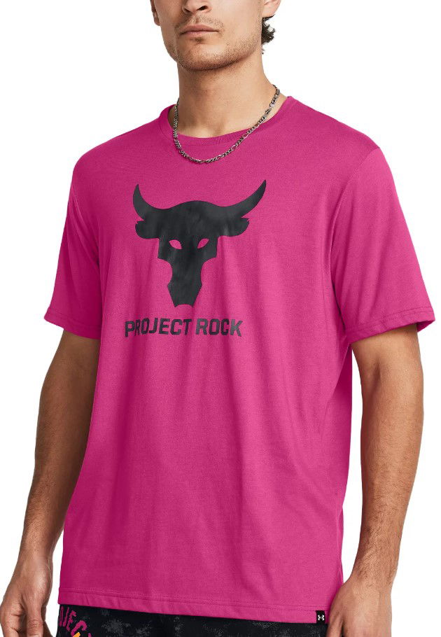 T-shirt Under Armour Project Rock Payoff Graphc SS Rosa | 1383191-686