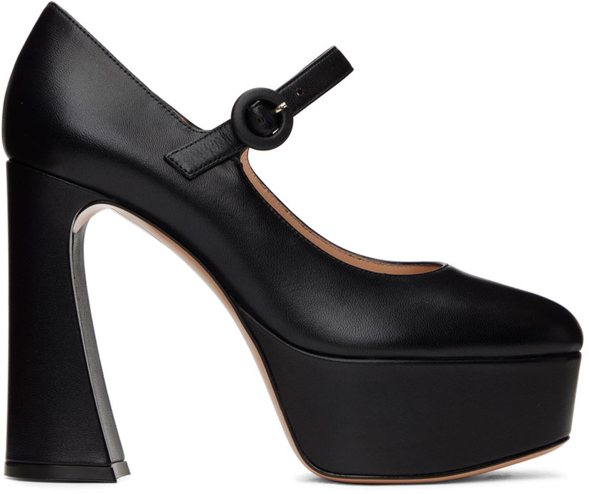 Sneakers och skor Gianvito Rossi Platform Mary Jane Pumps Svart | G22183.70RIC.NAP