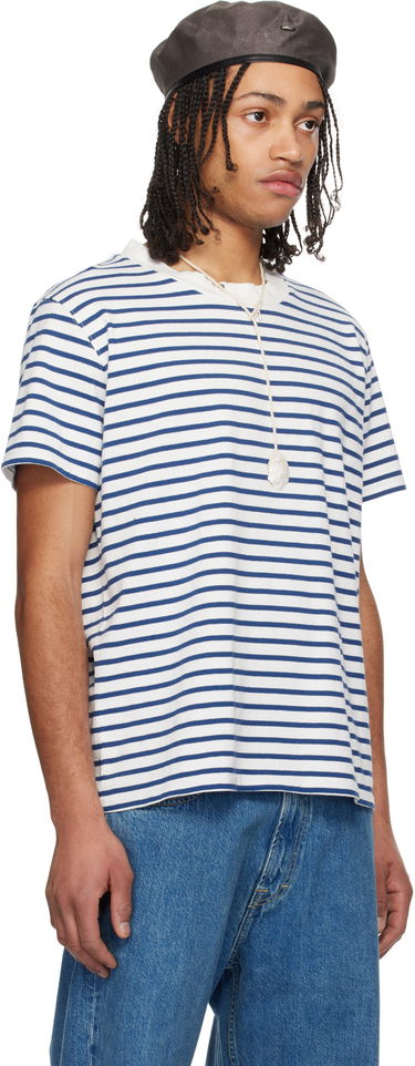T-shirt OUR LEGACY OUR LEGACY Bliss Striped T-Shirt Vit | M2256BG, 1