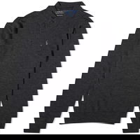 Polo Ralph Lauren Long Sleeve Knitted Polo Dark Granite Heather