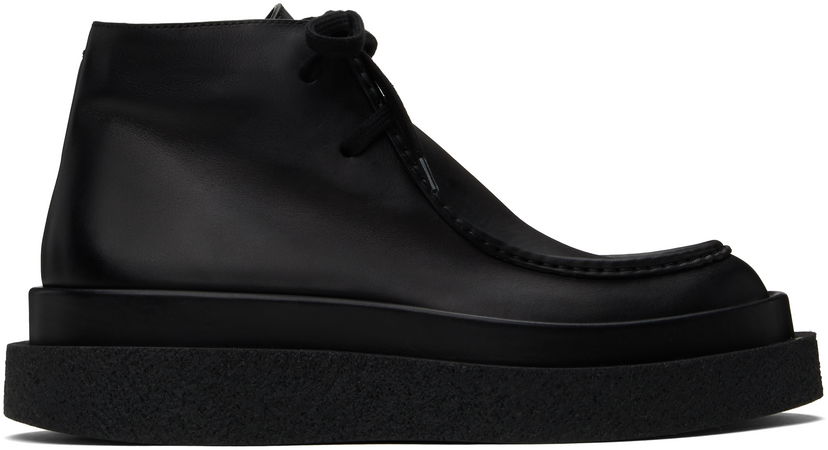 Sneakers och skor Jil Sander Jil Sander Low Lace-Up Boots Svart | J33ZJ0011_P4942